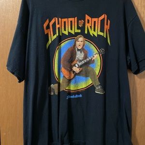 Is a school of rock graphic T-shirt
